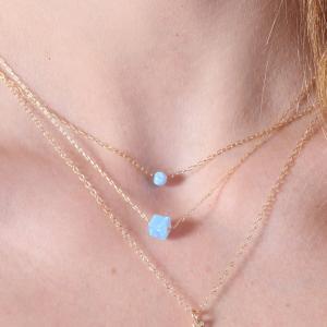 Opal Necklace, Gold Opal Necklace,opal Necklace,..