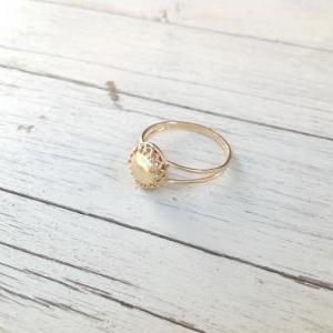 Gold Ring, Stacking Ring, Cocktail Ring, Bride..
