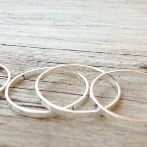 Set Of 6 Knuckle Rings, Stacking Rings, Knuckle..