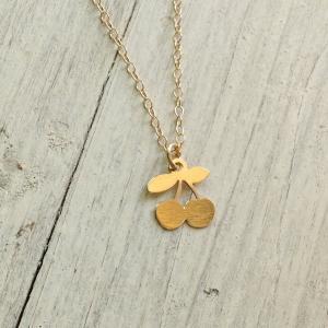 gold necklace, tiny necklace, simpl..
