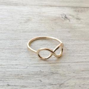 Infinity Ring, Above Knuckle Ring, Gold Infinity..