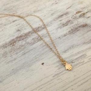gold necklace, gold hamsa necklace,..