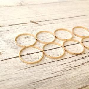 8 Knuckle Rings, Gold Rings, Stacking Rings,..