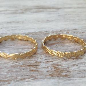 Gold Ring, Stacking Gold Ring, Knuckle Rings, Thin..