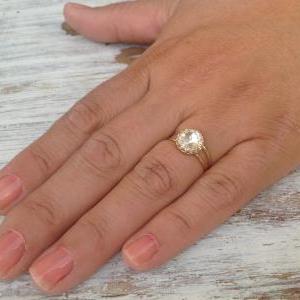 Gold ring, wedding ring, stacking r..