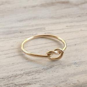 Knot Ring, Infinity Knot, Gold Ring, Knot Knuckle..