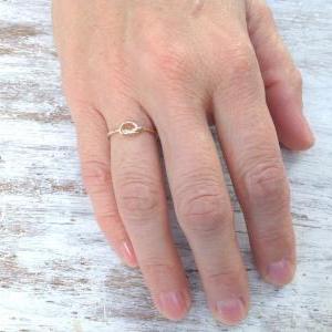 Knot Ring, Infinity Knot, Gold Ring, Knot Knuckle..