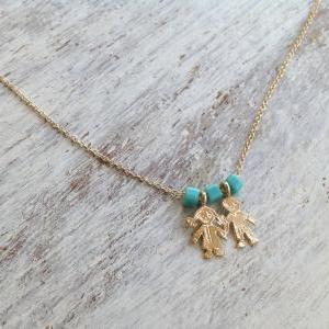 Gold Necklace, Children Necklace, Dainty Gold..