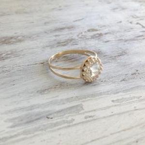 Gold Ring, Wedding Ring, Stacking Ring, Vintage..