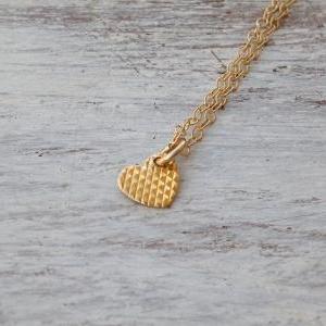- Gold Necklace, Tiny Gold Necklace,..