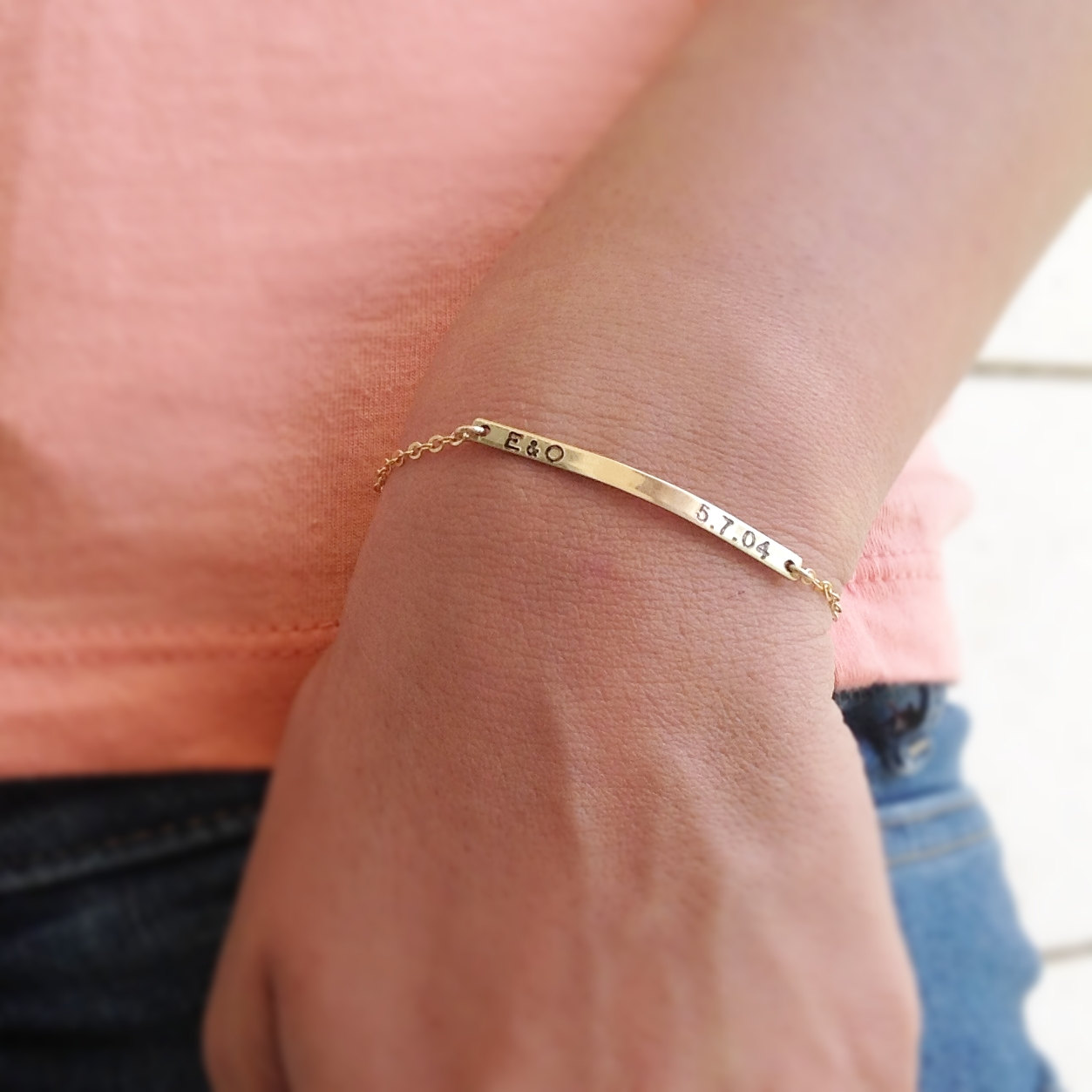 Custom bar 2025 bracelet
