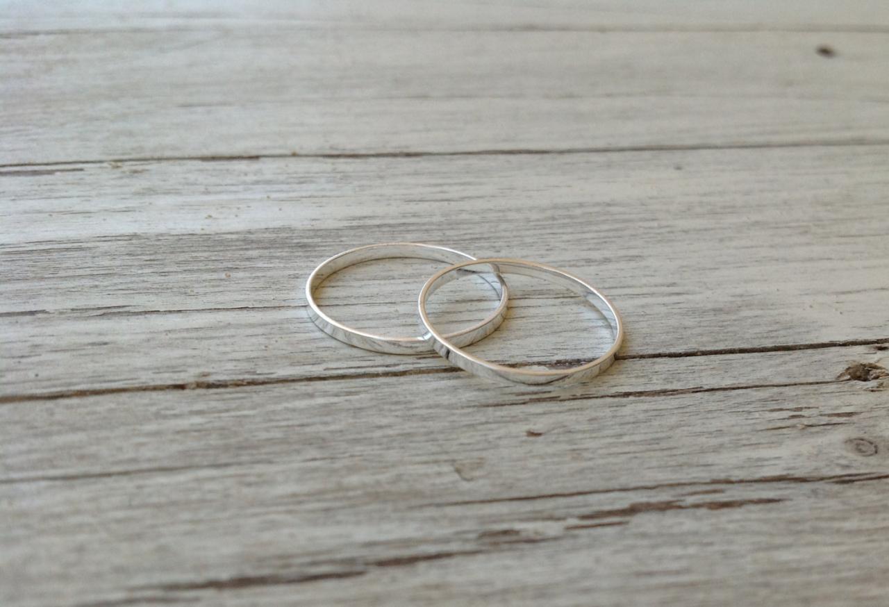 Silver Knuckle Ring, Stacking Rings, Above The Knuckle Rings, Midi Rings, Thin Rings, Tiny Ring, Stackable Rings, 1silver Knuckle Rings A537