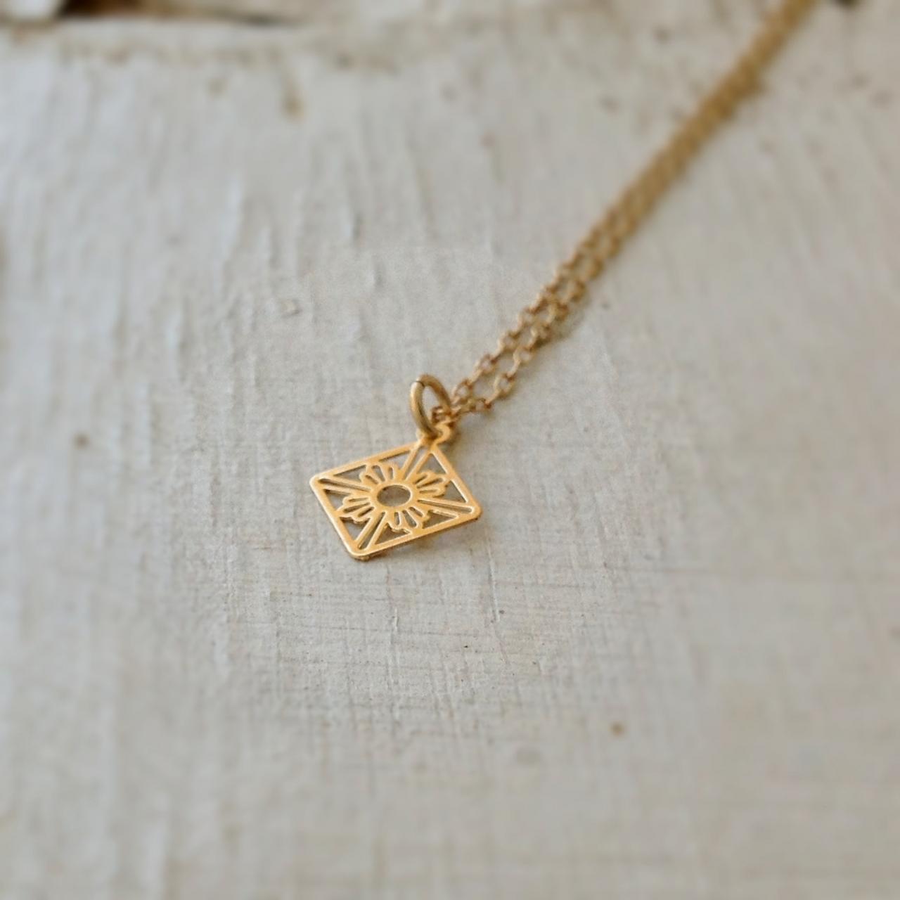 Gold Necklace, Tiny Necklace, Simple Necklace, Tiny Gold Necklace, Petite Jewelry - A549