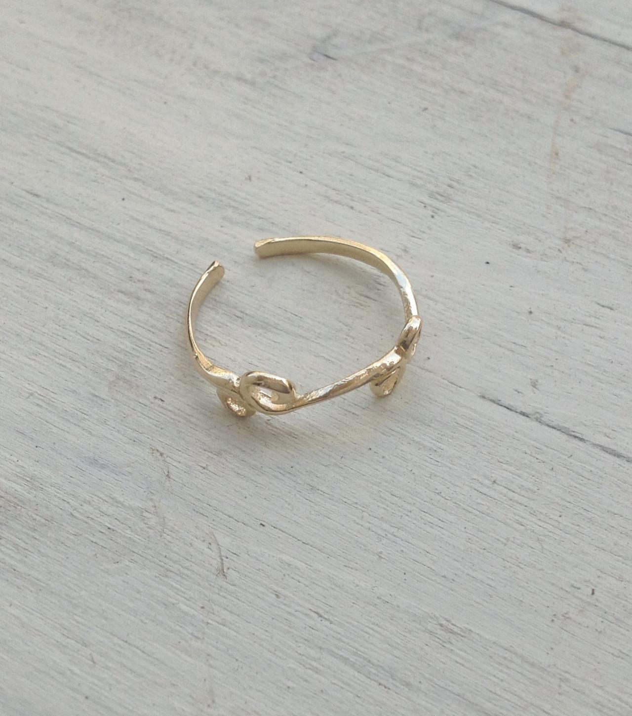 Toe Ring, Gold Foot Ring, Pinkie Ring , Stacking Gold Ring, Gold Ring, Thin Ring, Stackable Rings, Foot Ring A506