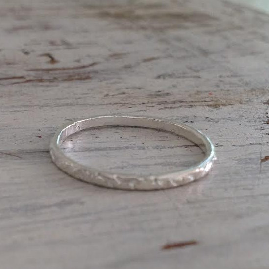 Stacking Ring, Silver Ring, Knuckle Ring, Thin Gold Ring, Hammered Ring, Tiny Ring, Sterling Silver Ring -sil522
