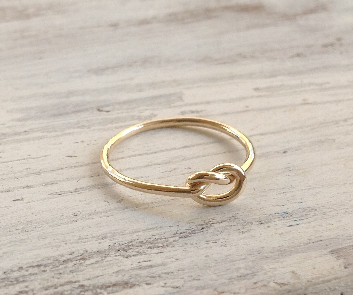 Knot Ring, Infinity Knot, Gold Ring, Knot Knuckle Ring, Above Knuckle Ring, Knuckle Ring, Friendship Ring - 1003