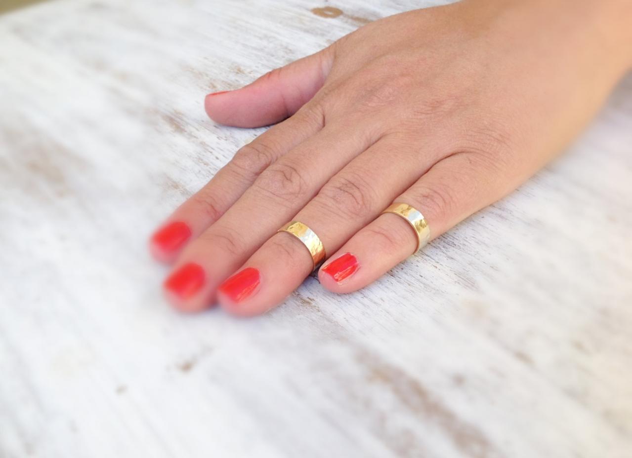 Above Knuckle Ring, Pinkie Ring, Stacking Rings, Knuckle Rings, Gold Ring, Tiny Ring, Stackable Rings, Gold Knuckle Rings, -580