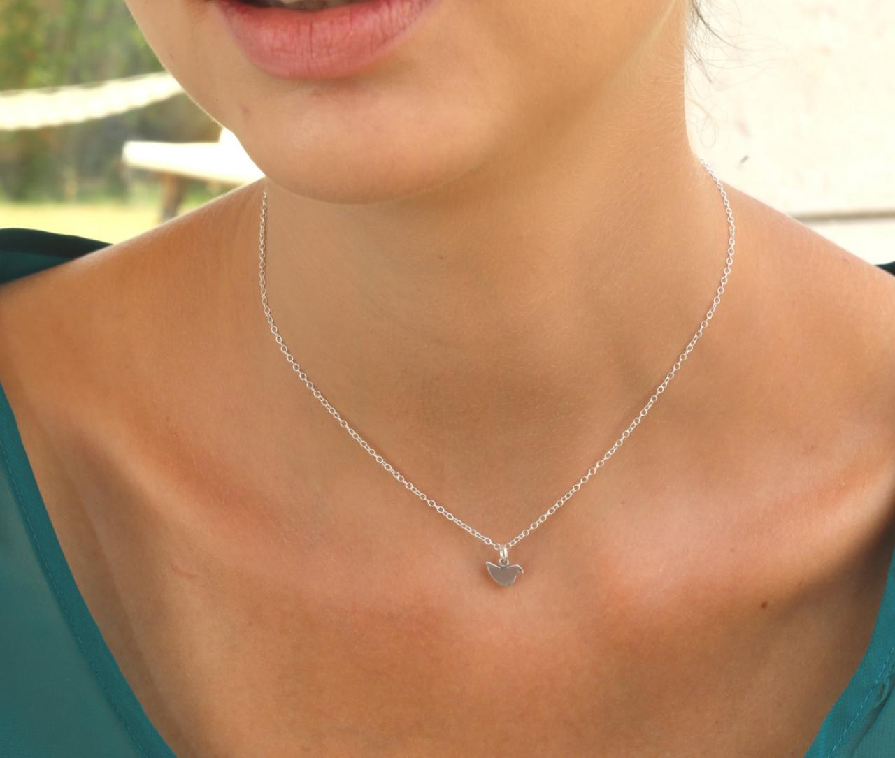 Sterling Silver Necklace, Silver Necklace, Delicate Necklace, Petite