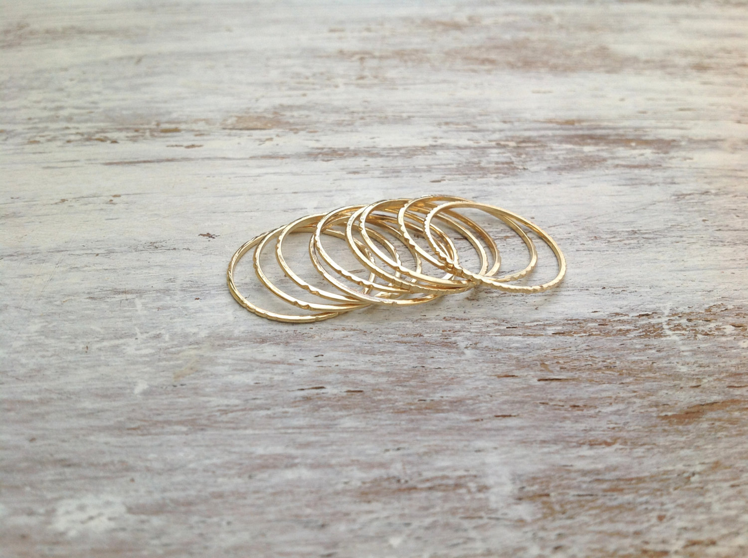 Special -5 Gold Rings, Stacking Ring, Stacking Gold Rings, Knuckle ...