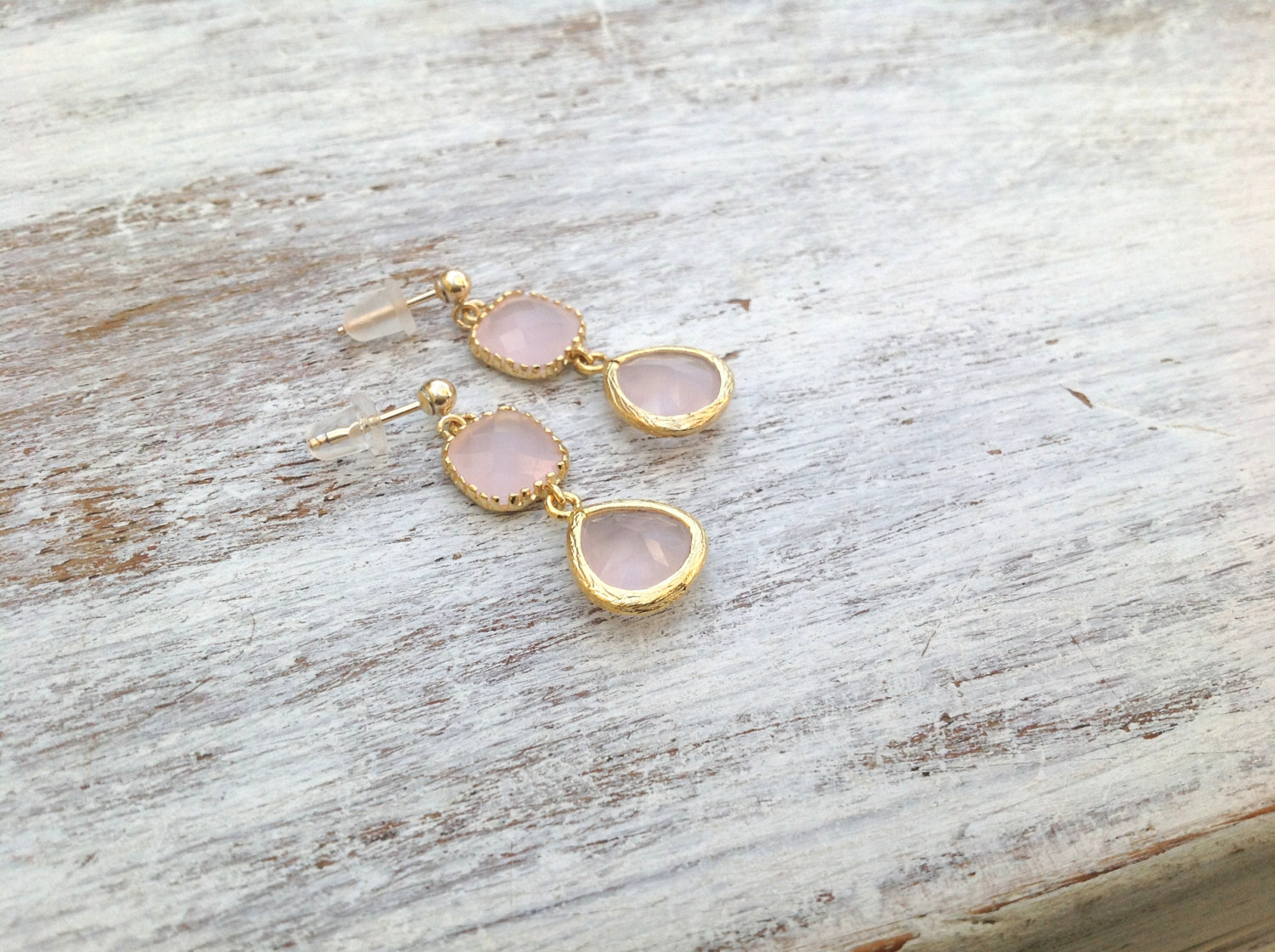gold dangling earrings for wedding